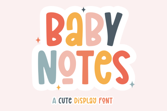 Baby Notes: Whimsical Charm for Creative Designs