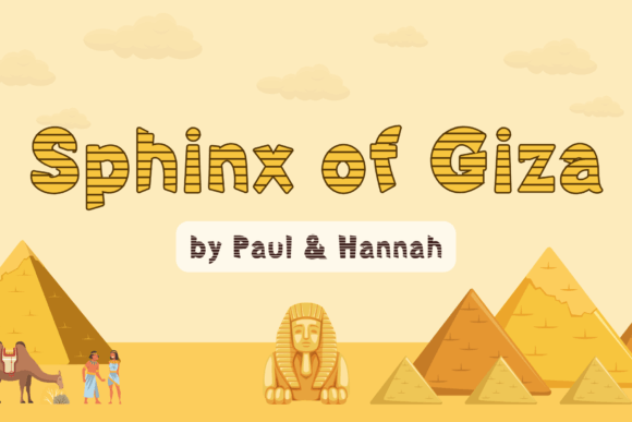 Carving History into Typography: The Sphinx of Giza Font