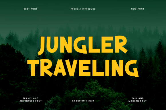 Jungler Traveling: Bold Font for Authentic Branding