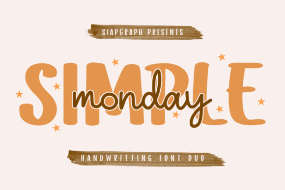 Simple Monday Duo Font Guide