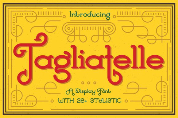 Tagliatelle: A Playful Serif for Modern Design