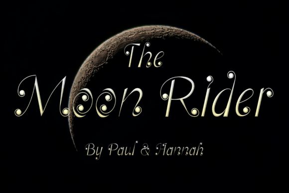 The Moon Rider: Capturing Celestial Motion in Typography