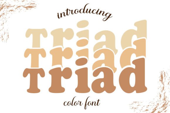 Triad Color: Bold Typography for Modern Design