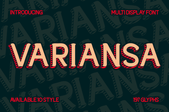 Variansa: The Ultimate Multi-Display Font